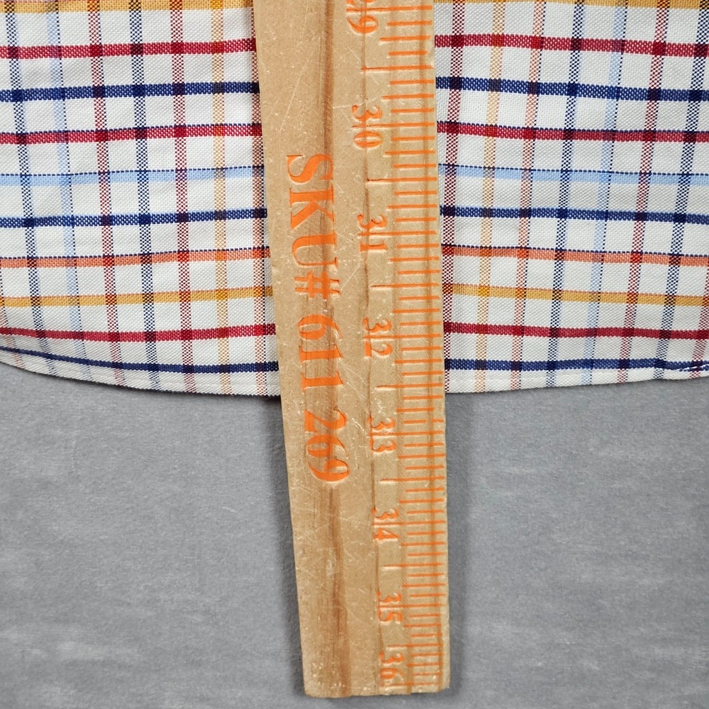 Brooks Brothers‎ Shirt Mens XL Multicolor Check Supima Cotton Button Up Logo - Picture 7 of 10